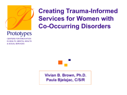 10 Principles of Trauma-Informed Services