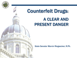 Trends in Counterfeit Drug Cases Number of open FDA Cases