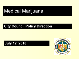 Medical Marijuana Council 071210