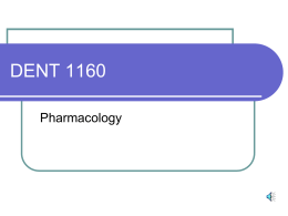 DENT 1214 Clinical Concepts
