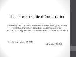 Oral pharmaceutical composition - BLC pharmaceutica