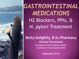 Phar 236 gastrointestinal drugs