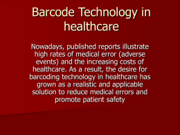 Barcode Technology in healthcare