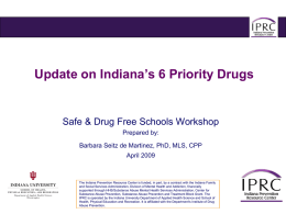 IPRC, ATOD Survey, 2008 - Indiana Prevention Resource Center