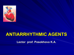 Antiarrhythmic agents