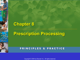 Chapter 2 Law and Ethics of Pharmacy Teresa Hopper