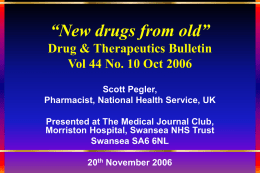New Drugs from Old