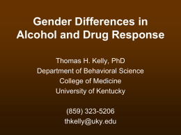 DRUG A - University of Kentucky