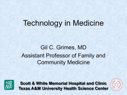 Technology in Medicine 2007