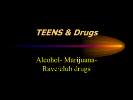 TEENS & Drugs - SCHOOLinSITES