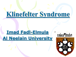 Klinefelter Syndrome - Fadl