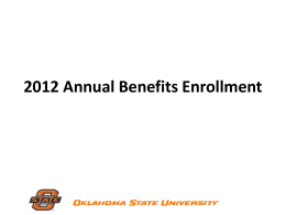 2012 Annual Open Enrollment Information