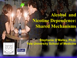 Alcohol and Nicotine Dependence: Shared Mechanisms