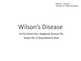 Wilson`s disease