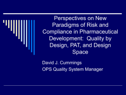 Perspectives on New Paradigms of Risk and Compliance in