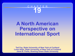 What is International Sport?