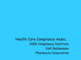Learn the Prescription for Compliance: Pharmaceutical Company