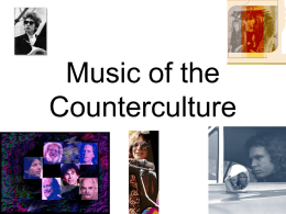 Music of the Counterculture