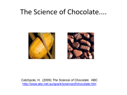 The Science of Chocolate.