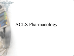 ACLS Pharmacology