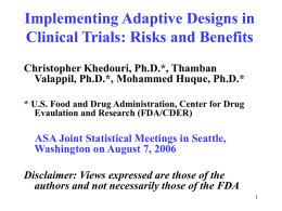 Sample Size Re-estimation Based on the Observed Treatment Effect