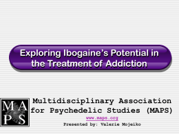 Exploratory Outcome Study of Ibogaine Therapy in Subjects with
