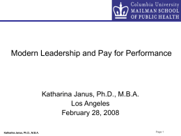 Katharina Janus, Ph.D., MBA