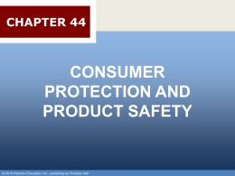 Chapter 045- Consumer Protection