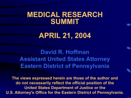 Clinical Research Fraud and Abuse Audioconference
