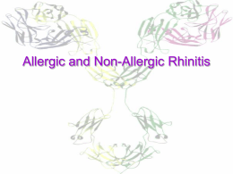 Allergic and Non-Allergic Rhinitis