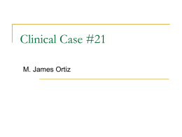 Clinical Case #21