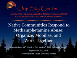 Native Communities Respond to