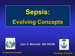 Sepsis Surgery Residents 2010