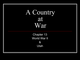 A Country at War