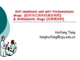 Anthelmintic drugs