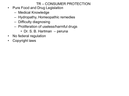 TR - consumer protec..