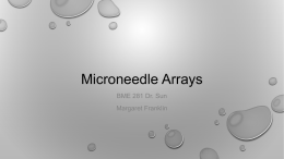 Microneedle arrays