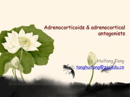 A. Glucocorticoid drugs