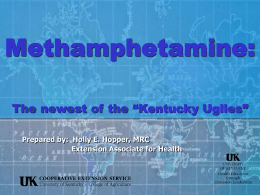 Methamphetamine - UK College of Agriculture