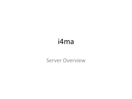 i4ma - server