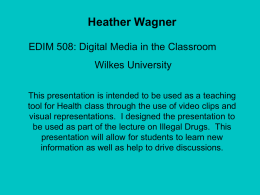 Heather Wagner - Wagner Master`s Portfolio
