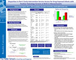 Disparities in Part C Early Intervention Service Access for
