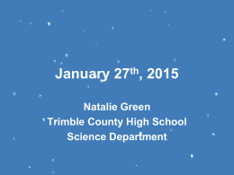 January 27 - Trimble County Schools