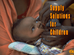 Supply solutions for children