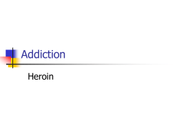 Heroin Addiction PowerPoint