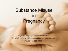 Specialist Midwife in Substance Misuse