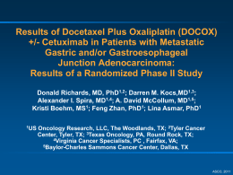 Avastin In Lung (AVAiL) Study Results LCC Meeting – Feb 19th