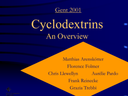 Cyclodextrins - An Overview