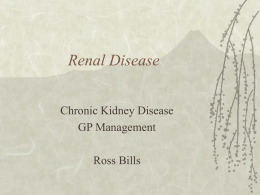 Renal Disease