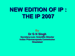 13 NEW EDITION IP 2007 - Indian Pharmaceutical Association